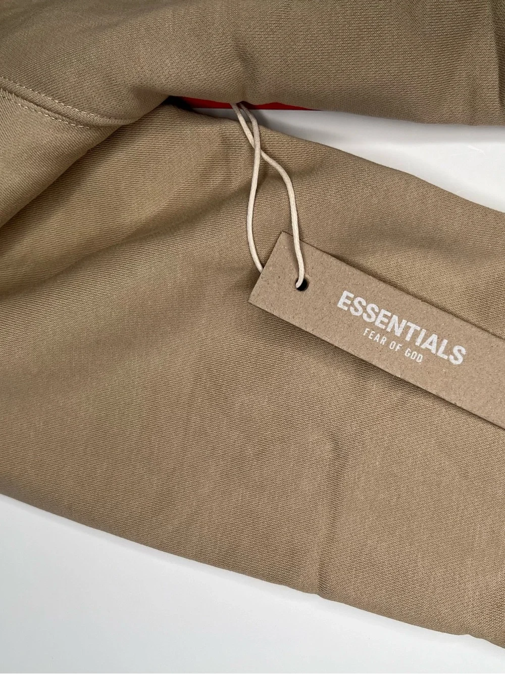 Fear of God ESSENTIALS Tan Pullover Hoodie